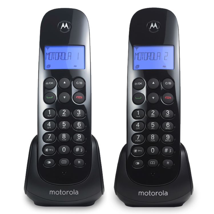 Teléfono Inalámbrico MOTOROLA M700-2 CA Negro
