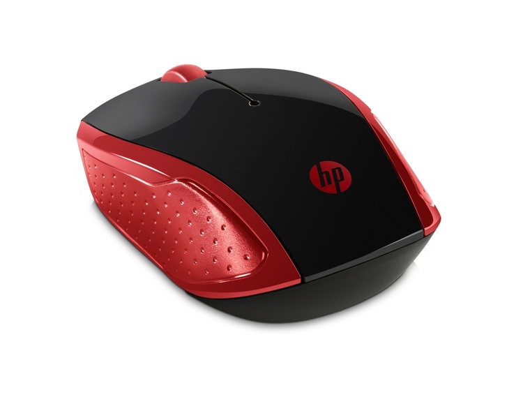 Mouse HP Inalámbrico 200 Rojo