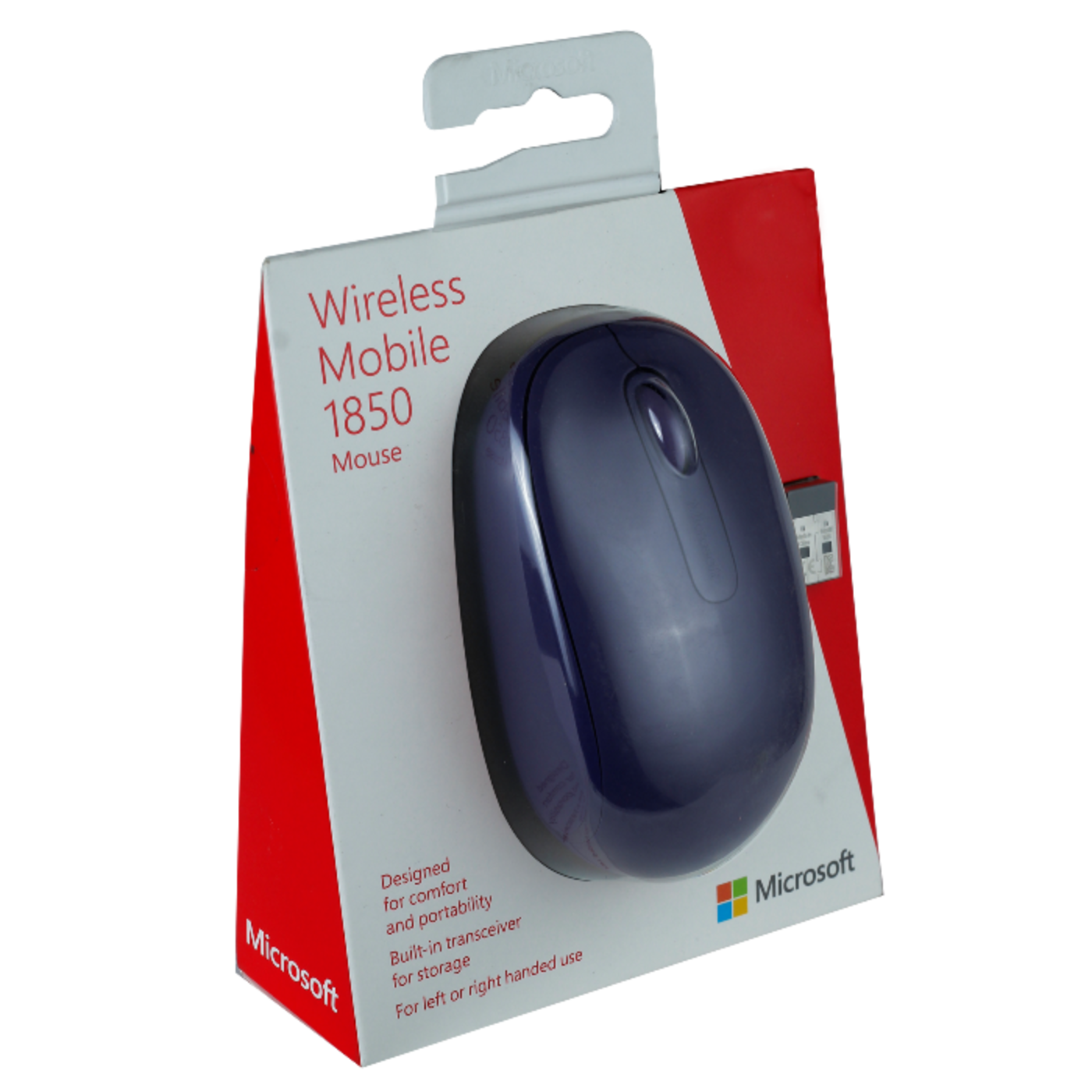 Mouse MICROSOFT Inalambrico Optico 1850 Wireless Mobile-Morado
