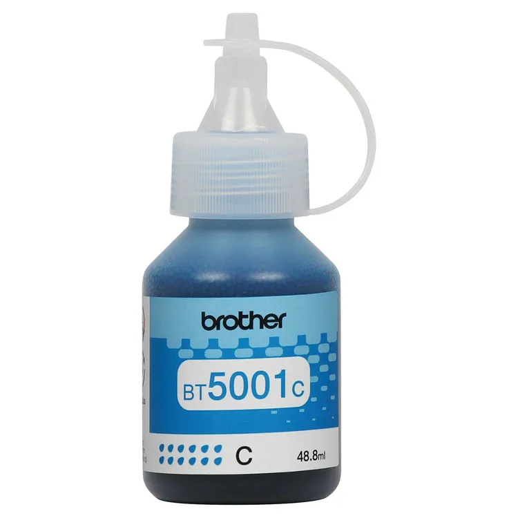 Botella de Tinta BROTHER BT5001C Azul