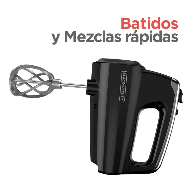 Batidora de Mano BLACK+DECKER MX600B-LA Negro
