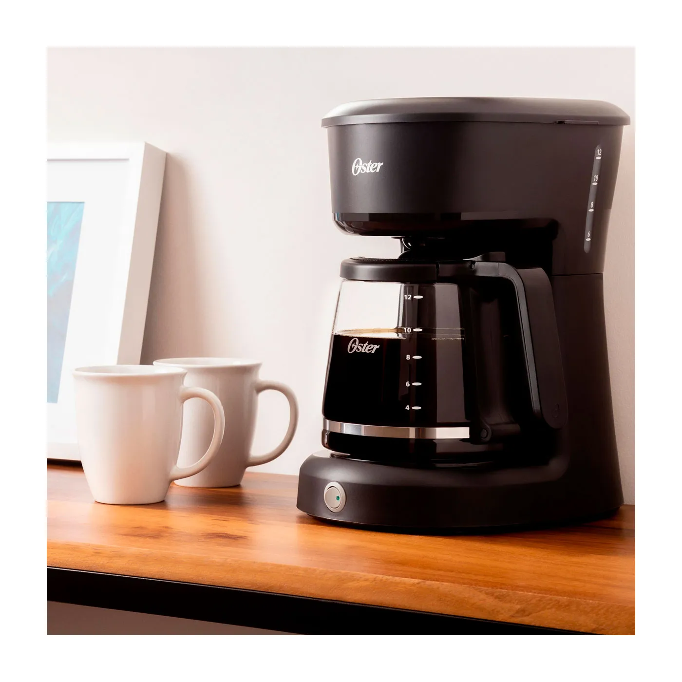 Cafetera OSTER 12tazas 2118216 switch Negro