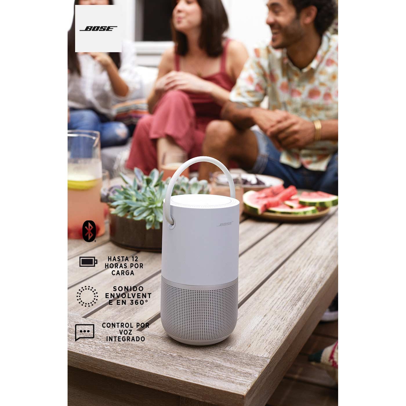 Parlante BOSE Home Speaker Plateado Parlante BOSE Home Speaker Plateado