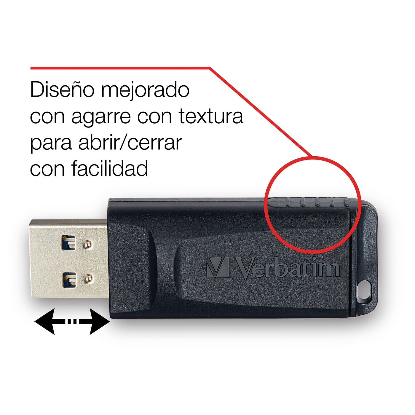 Memoria USB VERBATIM Slider 64GB