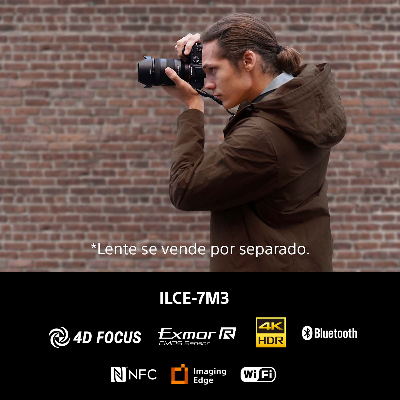 Cámara Fotográfica SONY ILCE-7M3 Negro Cámara Fotográfica SONY ILCE-7M3 Negro