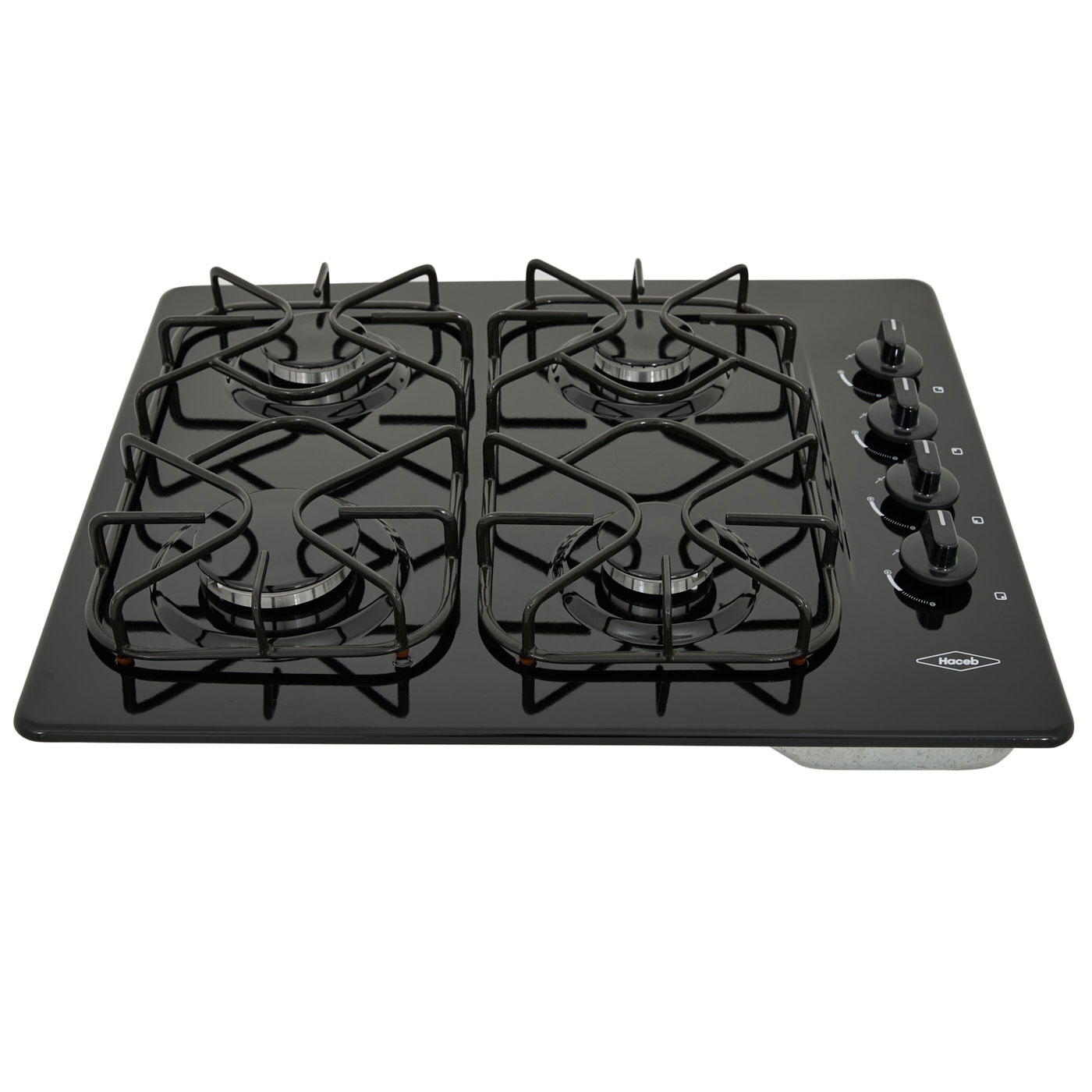 Estufa de empotrar HACEB 60cms 4 Puestos Gas Natural CG 60 ESM Negro Estufa de empotrar HACEB 60cms 4 Puestos Gas Natural CG 60 ESM Negro