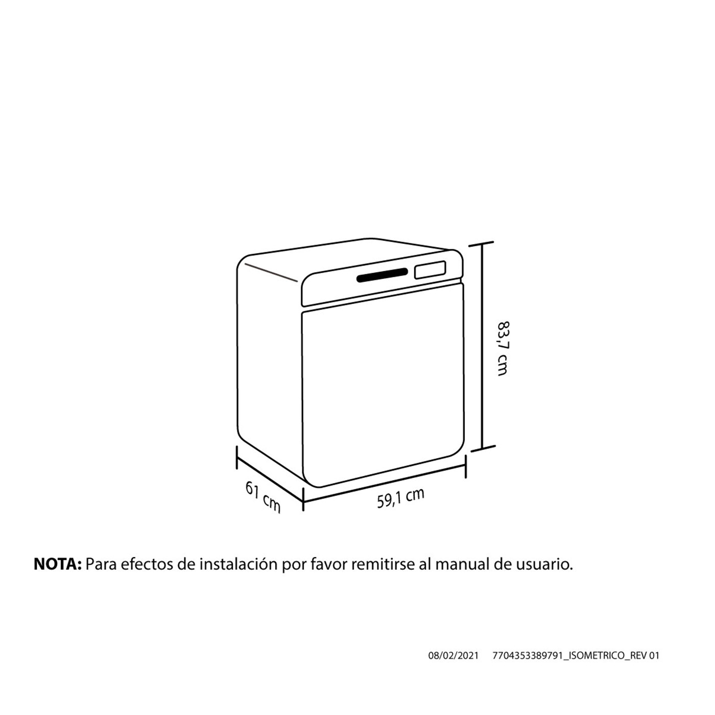 Lavavajillas de empotrar HACEB 154 piezas ALKIMIA Gris Lavavajillas de empotrar HACEB 154 piezas ALKIMIA Gris