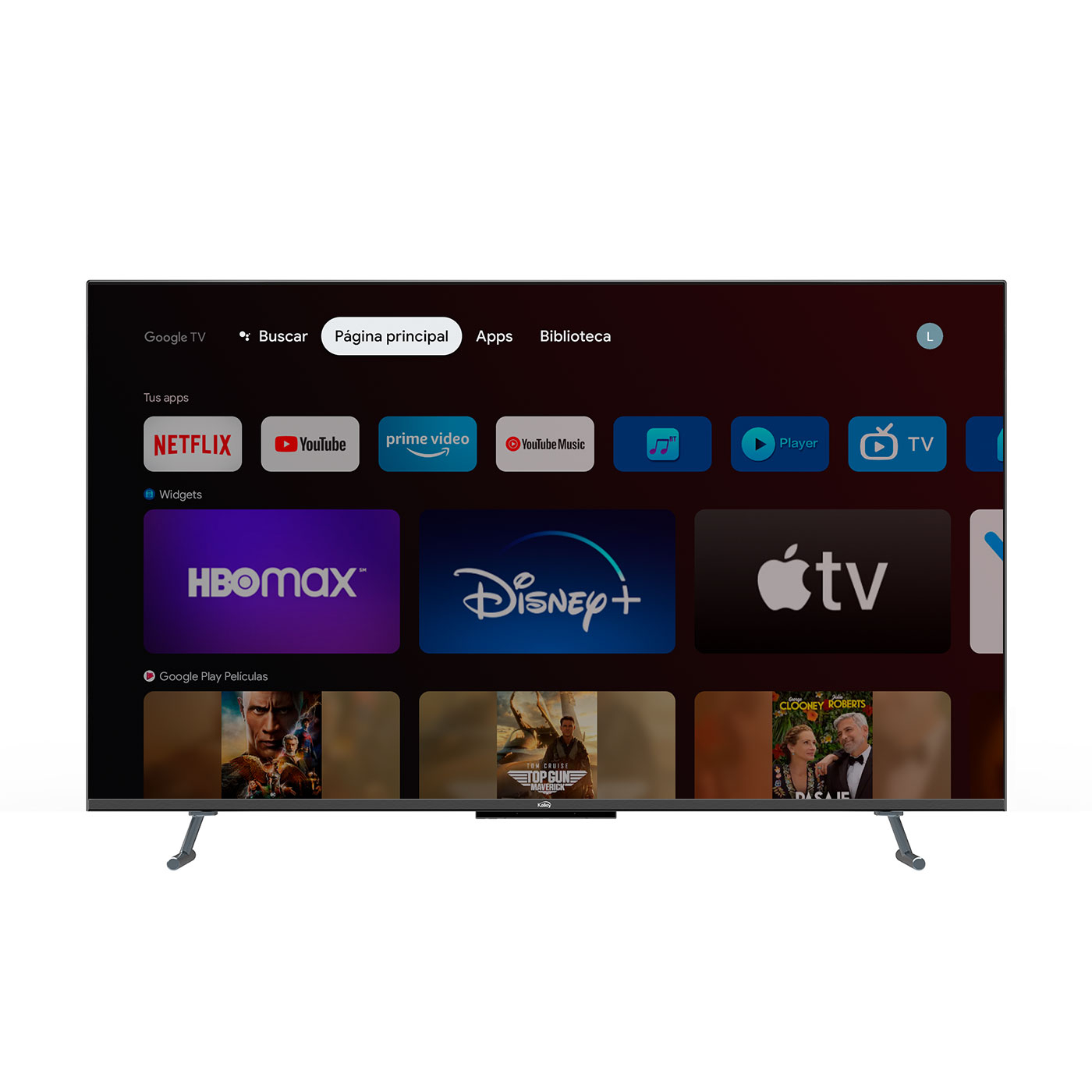 TV KALLEY 55" Pulgadas 139 cm K-GTV55UHDQV 4K-UHD QLED Smart TV Google TV KALLEY 55" Pulgadas 139 cm K-GTV55UHDQV 4K-UHD QLED Smart TV Google