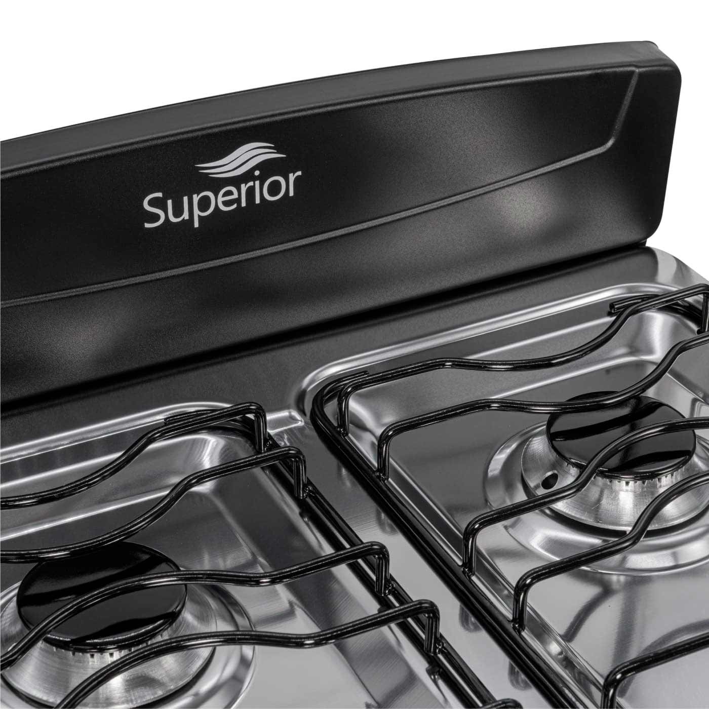 Estufa de Mesa SUPERIOR 4 Puestos Gas Natural 7053 Negro Estufa de Mesa SUPERIOR 4 Puestos Gas Natural 7053 Negro