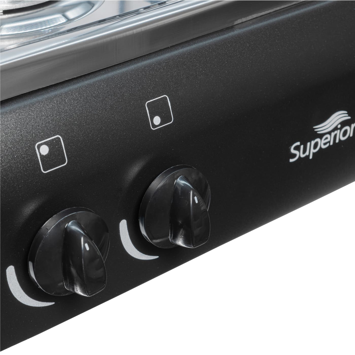 Estufa de Mesa SUPERIOR 4 Puestos Gas Natural 7054 Negro Estufa de Mesa SUPERIOR 4 Puestos Gas Natural 7054 Negro