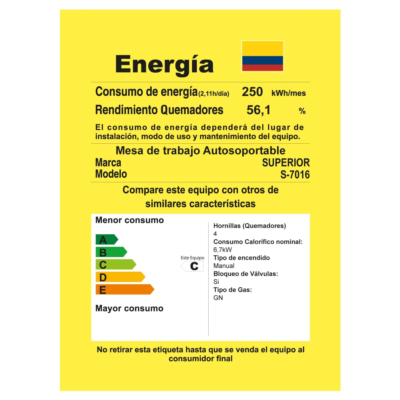 Estufa de Piso SUPERIOR 4 Puestos Gas Natural 7016-1 Gris Estufa de Piso SUPERIOR 4 Puestos Gas Natural 7016-1 Gris