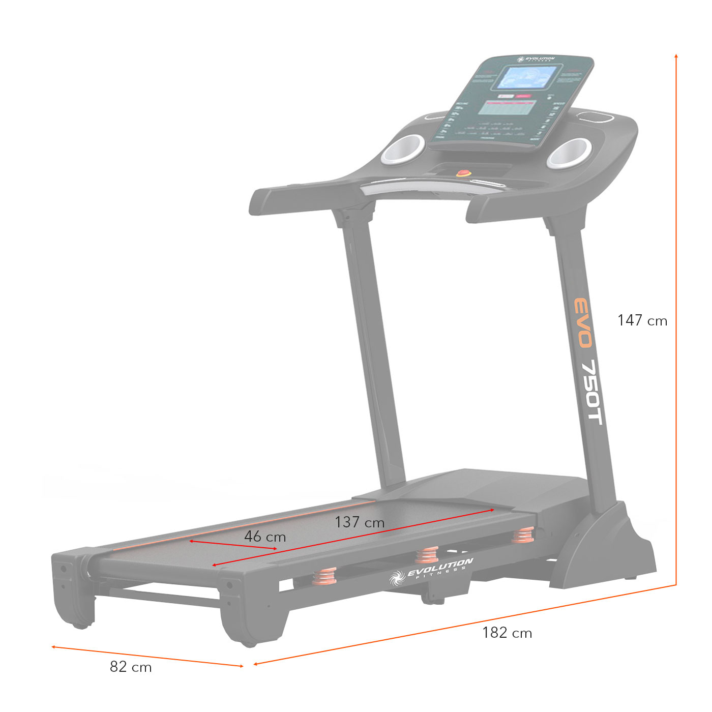 Trotadora EVOLUTION E750 Trotadora EVOLUTION E750