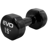 Mancuerna de vinilo EVOLUTION 15 lb - " Mancuerna de vinilo EVOLUTION 15 lb -