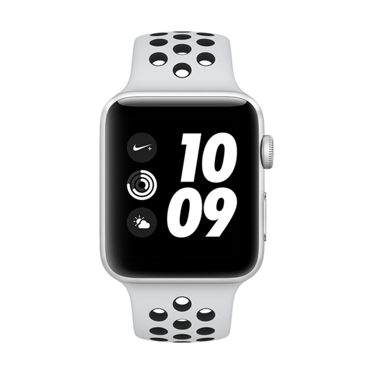 Descanso preparar mareado Apple Watch Series 3 Nike GPS 42 mm Silver/BlackWhite | Alkomprar