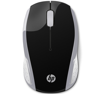Mouse HP Inalambrico Optico 200-Negro/Plata