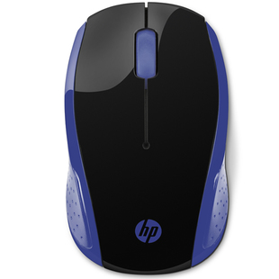 Mouse HP Inalambrico Optico 200-Negro/Azul