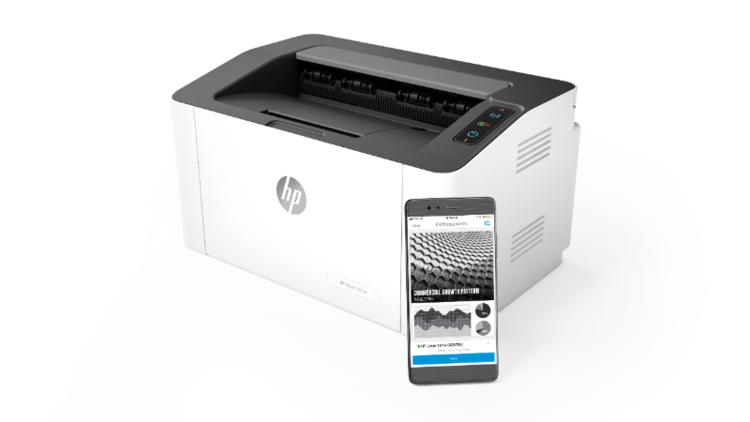 Impresora HP 107w Laser Blanco