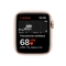 Apple Watch SE GPS de 44 mm Caja de Aluminio en Oro, Correa Deportiva Blanco Estelar