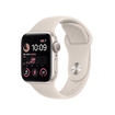 Apple Watch SE GPS de 40 mm Caja de Aluminio en Blanco Estelar, Correa Deportiva Blanco Estelar - 