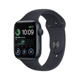 Apple Watch SE GPS de 44 mm Caja de Aluminio en Azul Medianoche, Correa Deportiva en Azul Medianoche