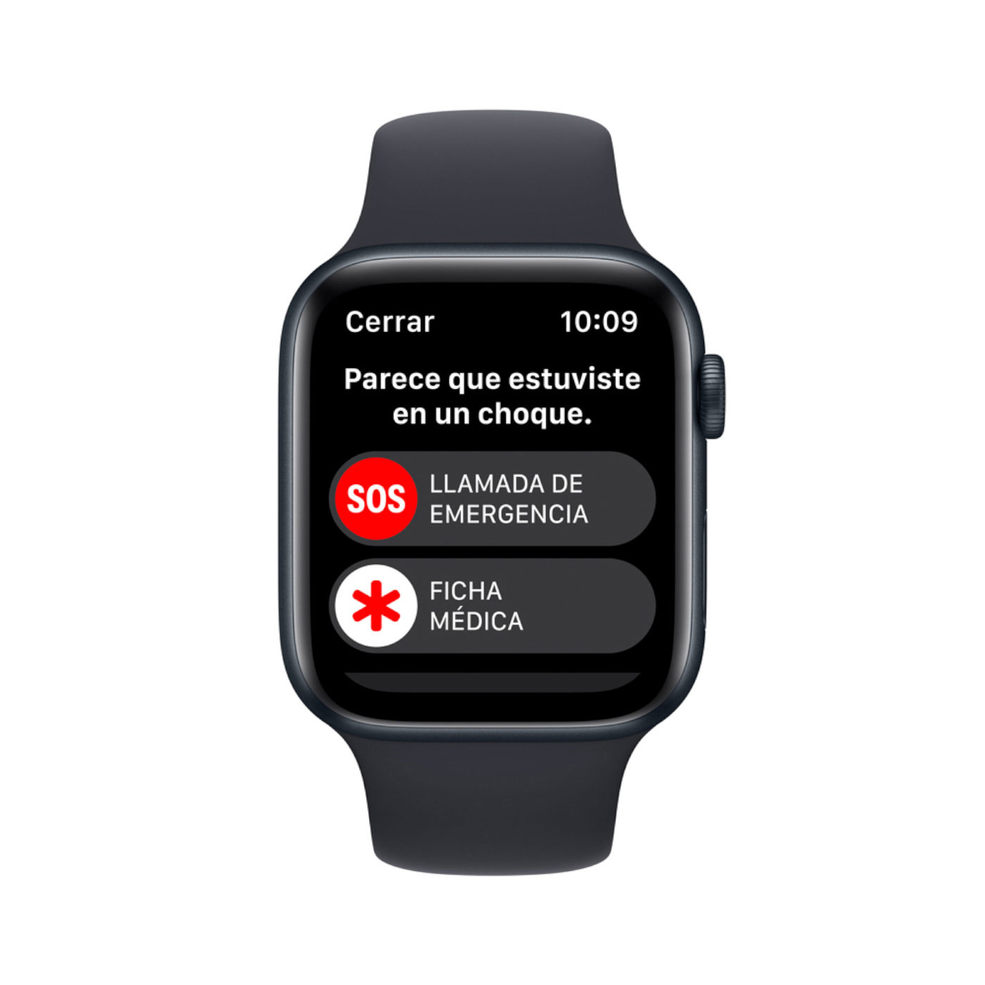 Apple Watch SE GPS de 44 mm Caja de Aluminio en Azul Medianoche, Correa Deportiva en Azul Medianoche