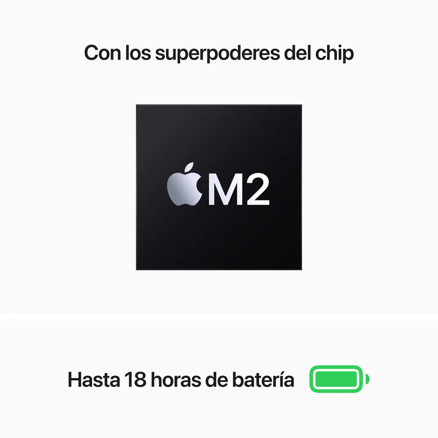 MacBook Air 13" Pulgadas MLXW3E/A - Chip M2 - RAM 8GB - SSD 256GB - Gris