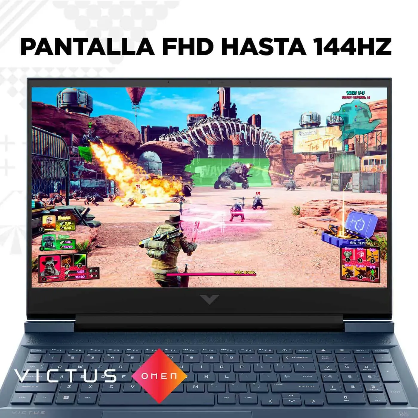Computador Portátil Gamer Victus HP 16.1" Pulgadas d0507la - Intel Core i5 - RAM 8GB- Disco SSD 512 GB - Azul