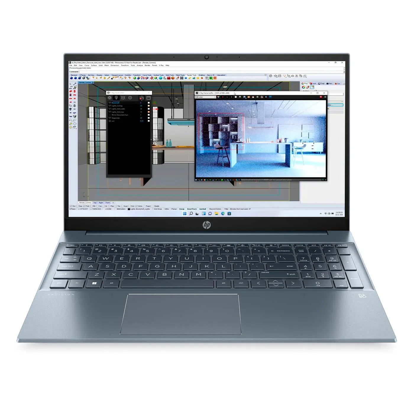 Computador Portátil HP Pavilion 15,6" Pulgadas Eg2502la - Intel Core i5 - RAM 8GB - Disco SSD 512GB - Azul