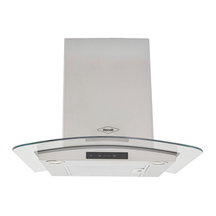 Campana Extractora HACEB 60cms Tipo Peninsula/Pared ALA Plateado