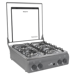 Estufa de Mesa SUPERIOR 4 Puestos Gas Natural 7054-1 Gris