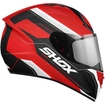 Casco Moto SHOX Talla XL STINGER Pole Rojo - 