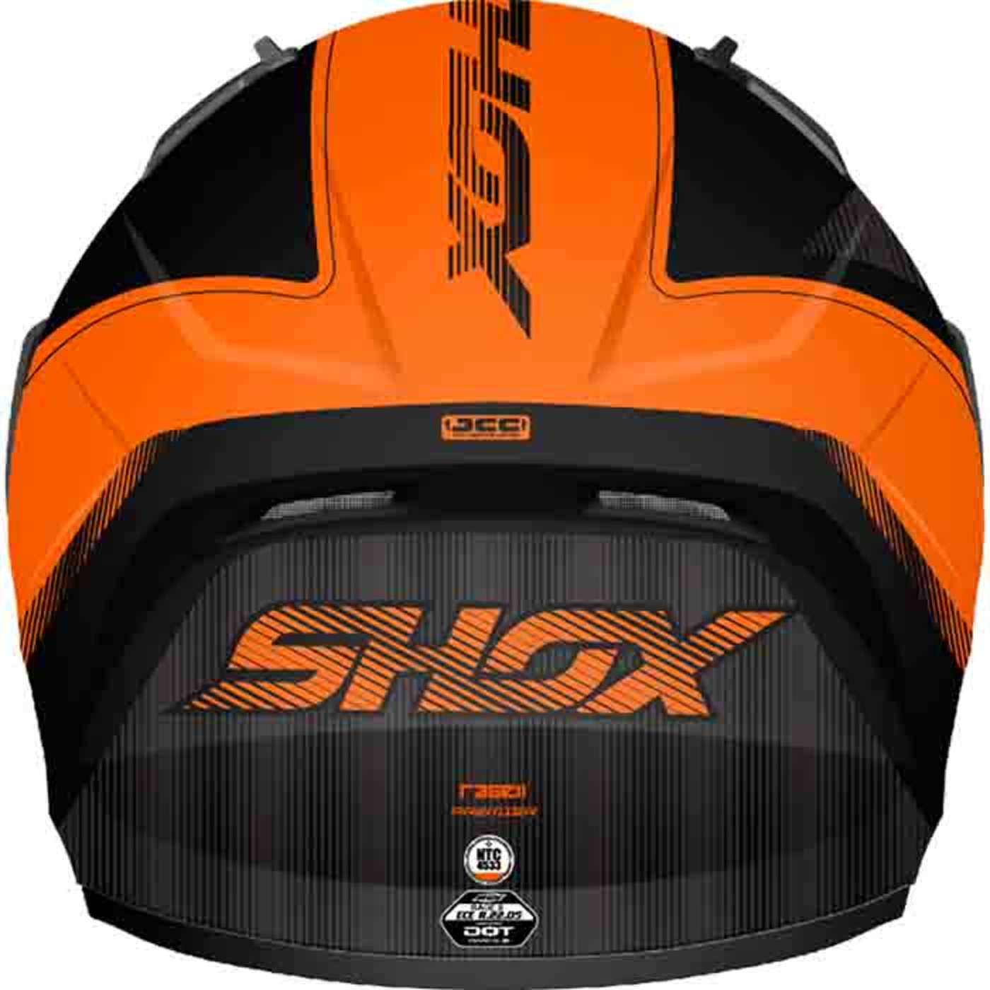 Casco Moto SHOX Talla L RAGE II Premier A4 Naranja