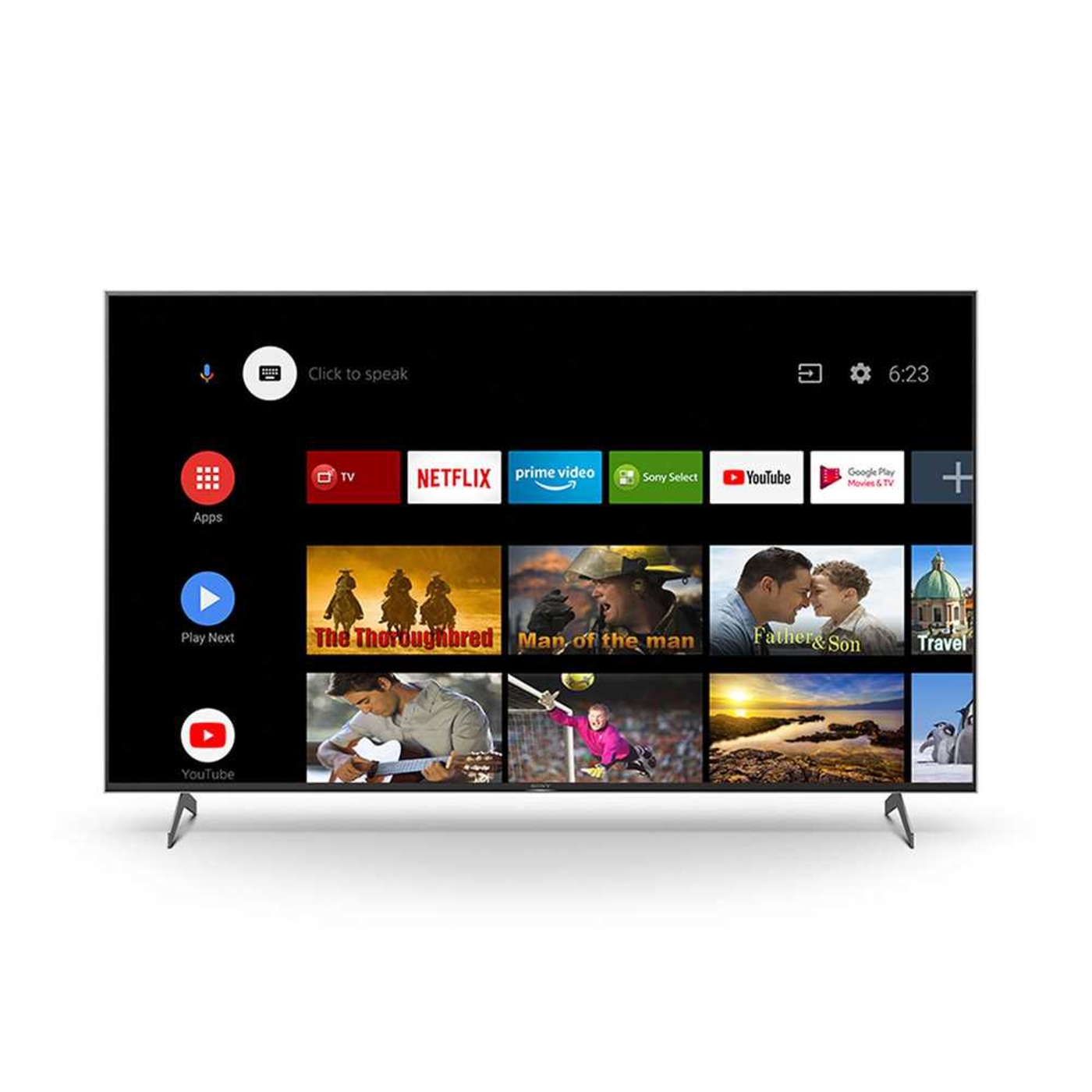 TV SONY 75" Pulgadas 189 cm XBR-75X907H 4K-UHD LED Smart TV Android