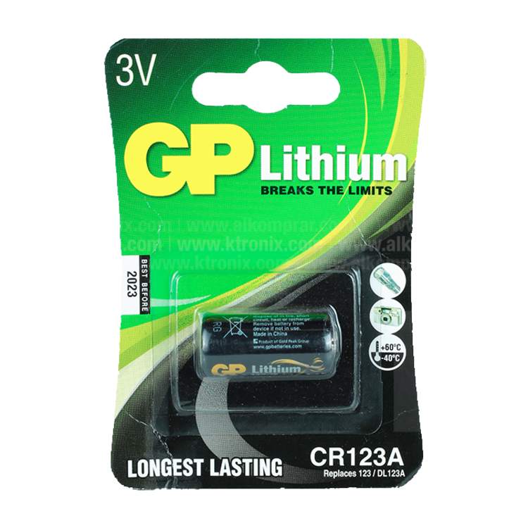Pila GP Bateria Foto Lithium 3V 1300 mAH