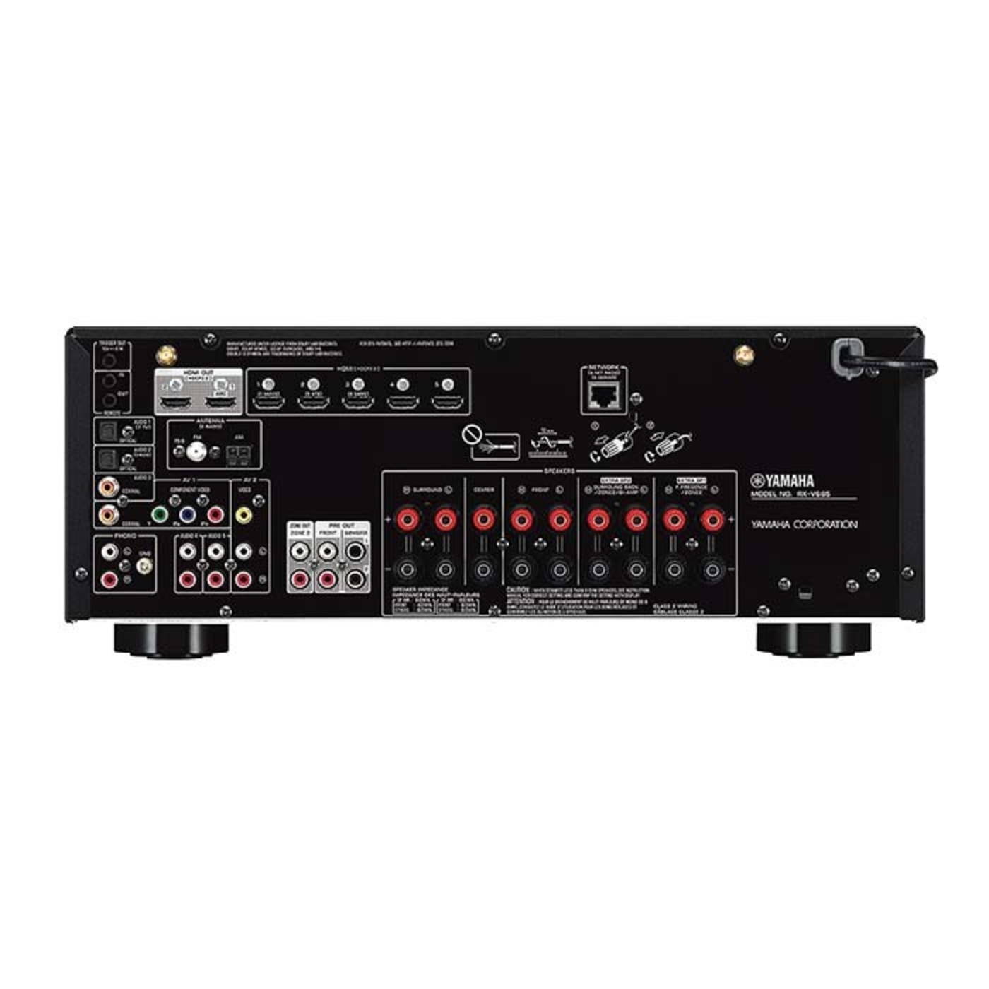 Amplificador YAMAHA 7.2 Canales RX-V685 Negro