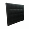 Cabecero TUKASA 160 x 120 cm Ecocuero Negro Cabecero TUKASA 160 x 120 cm Ecocuero Negro