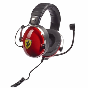 Audífonos de Diadema THRUSTMASTER Alámbricos On Ear Gaming T Racing Scuderia Ferrari Rojo