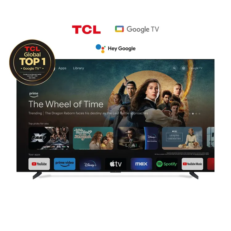 TV TCL 115" Pulgadas 292.1 cm 115 X955 MAX 4K-UHD MINI LED Smart TV Google