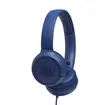 Audífonos de Diadema JBL Alámbricos On Ear T500 Azul - 