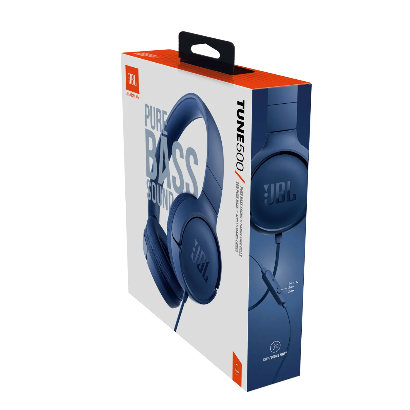 Audífonos de Diadema JBL Alámbricos On Ear T500 Azul