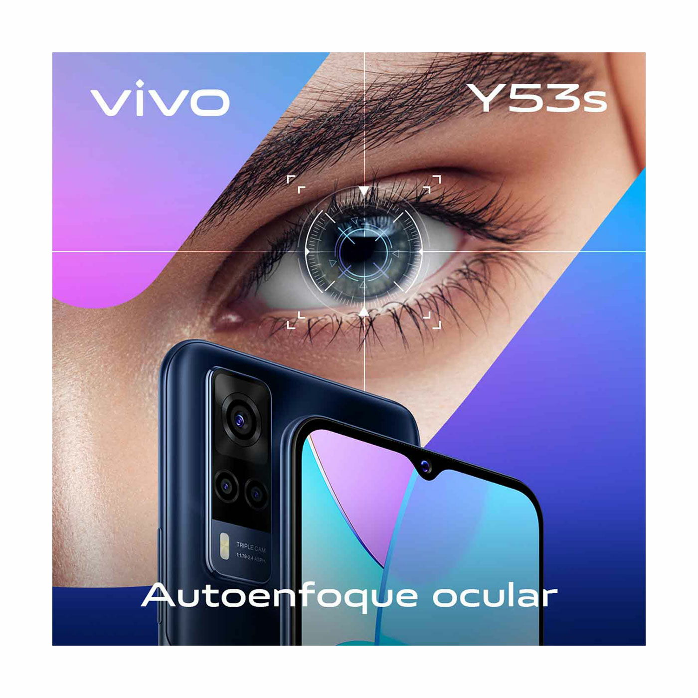 Celular VIVO Y53s 8GB+128GB Negro