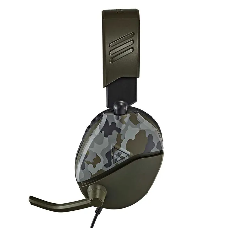 Audífonos de Diadema TURTLE BEACH Alámbricos Over Ear Recon 70P Gaming Multiplataforma Gaming Camo Verde