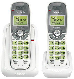 Teléfono Inalámbrico V-TECH CS-6114-2 Blanco