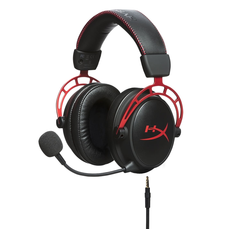 Audífonos de Diadema HYPERX Alámbricos On Ear Gaming Cloud Alpha Negro/Rojo