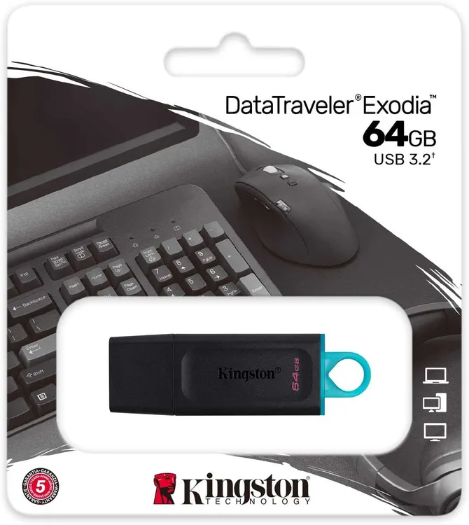 Memoria USB Exodia KINGSTON 64GB 3.2
