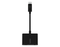 Adaptador de Carga BELKIN RockStar USB-C a USB-C /Audio 3.5 mm Negro