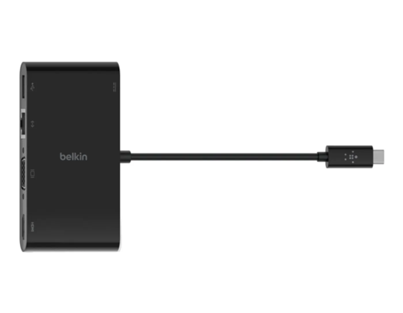 Adptador BELKIN USB-C a HDMI/VGA/Ethernet/USB