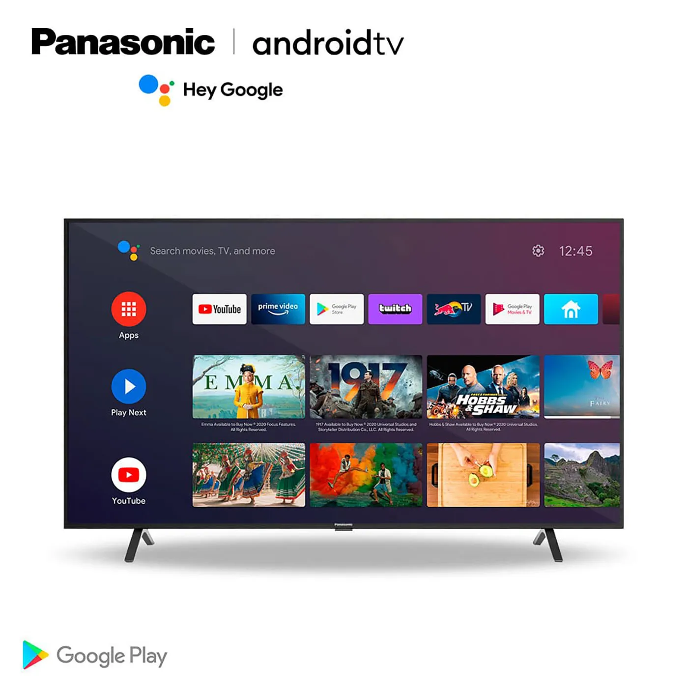 TV PANASONIC 43" Pulgadas 109 cm TC-43HX550H 4K-UHD LED Smart TV Android