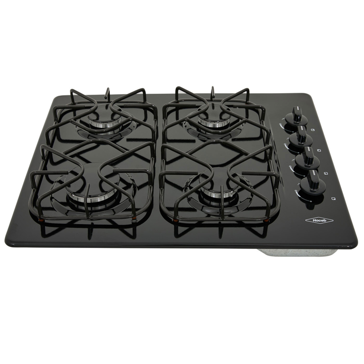 Estufa de empotrar HACEB 60cms 4 Puestos Gas Natural CG 60 ESM Negro Estufa de empotrar HACEB 60cms 4 Puestos Gas Natural CG 60 ESM Negro