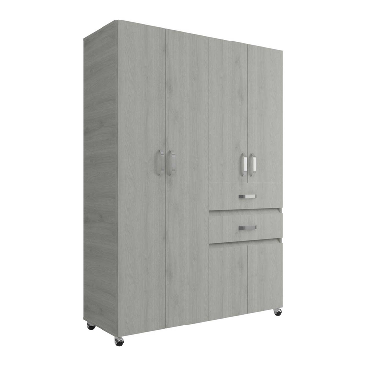 Armario Clóset MADERKIT Nova 140 cm Ceniza Armario Clóset MADERKIT Nova 140 cm Ceniza